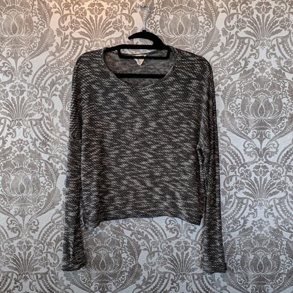 La Hearts Tops - LA Hearts Crop Knitted Long Sleeve